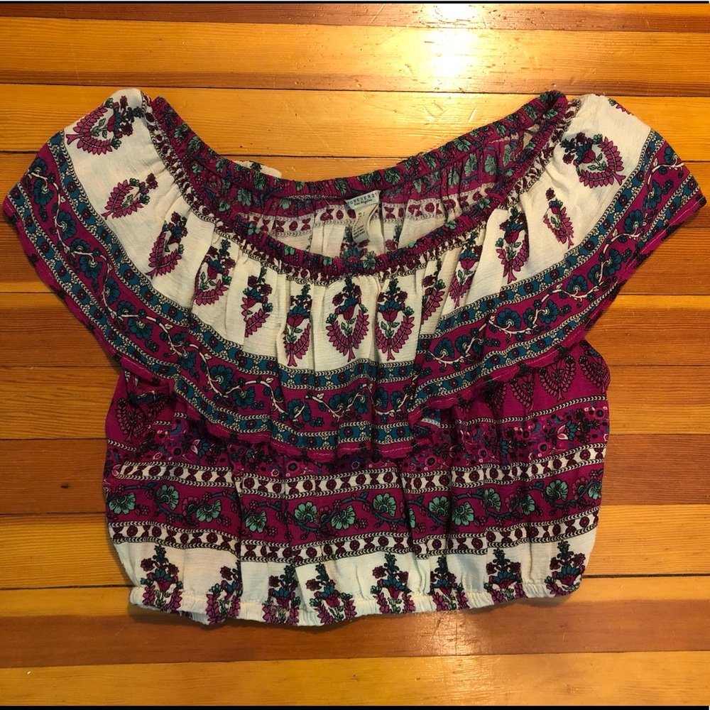 Forever 21 L.A Off Shoulder Blouse